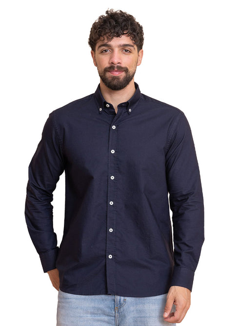 Navy Oxford Shirt